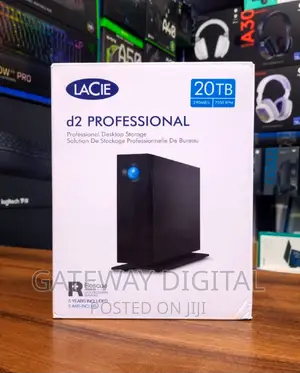 Lacie D2 Professional 20TB External Hard Drive Desktop HDD