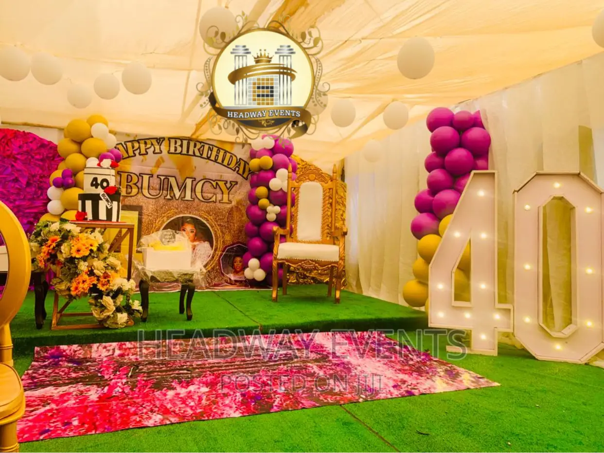 40th Birthday Party Decoration in Ikorodu