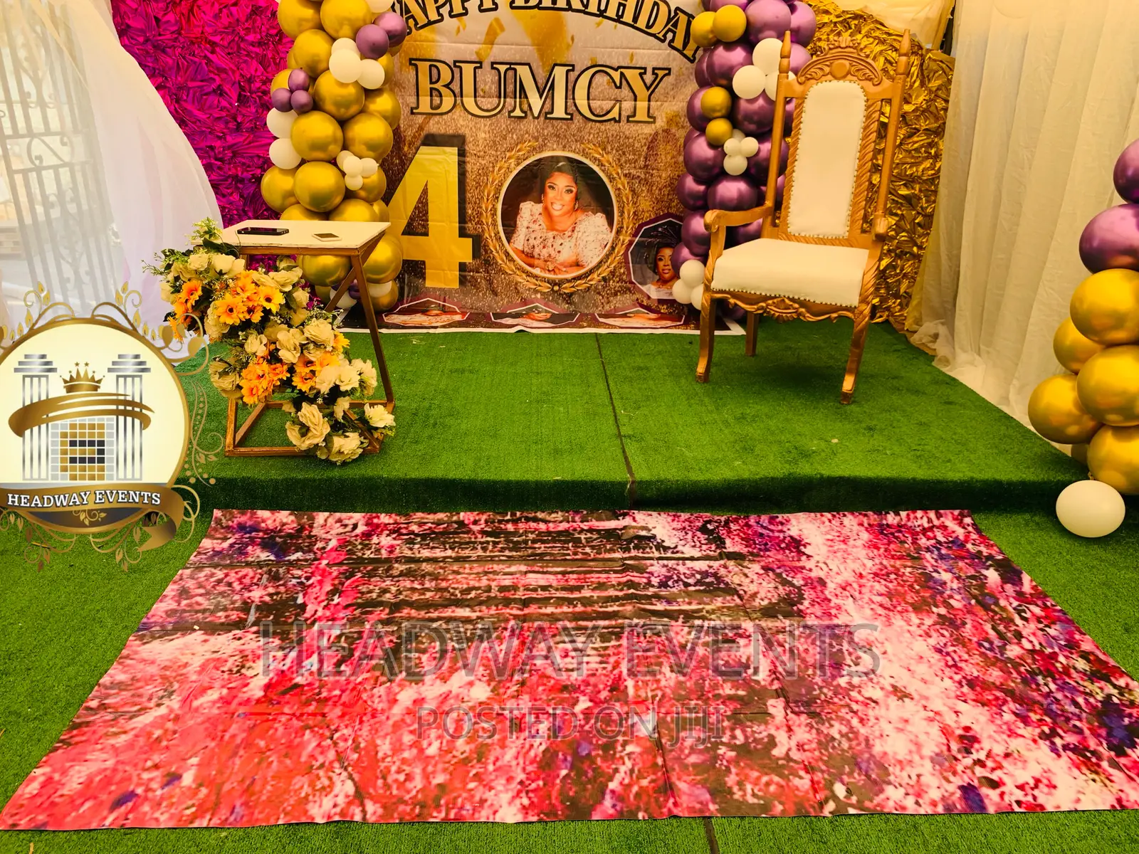 40th Birthday Party Decoration in Ikorodu