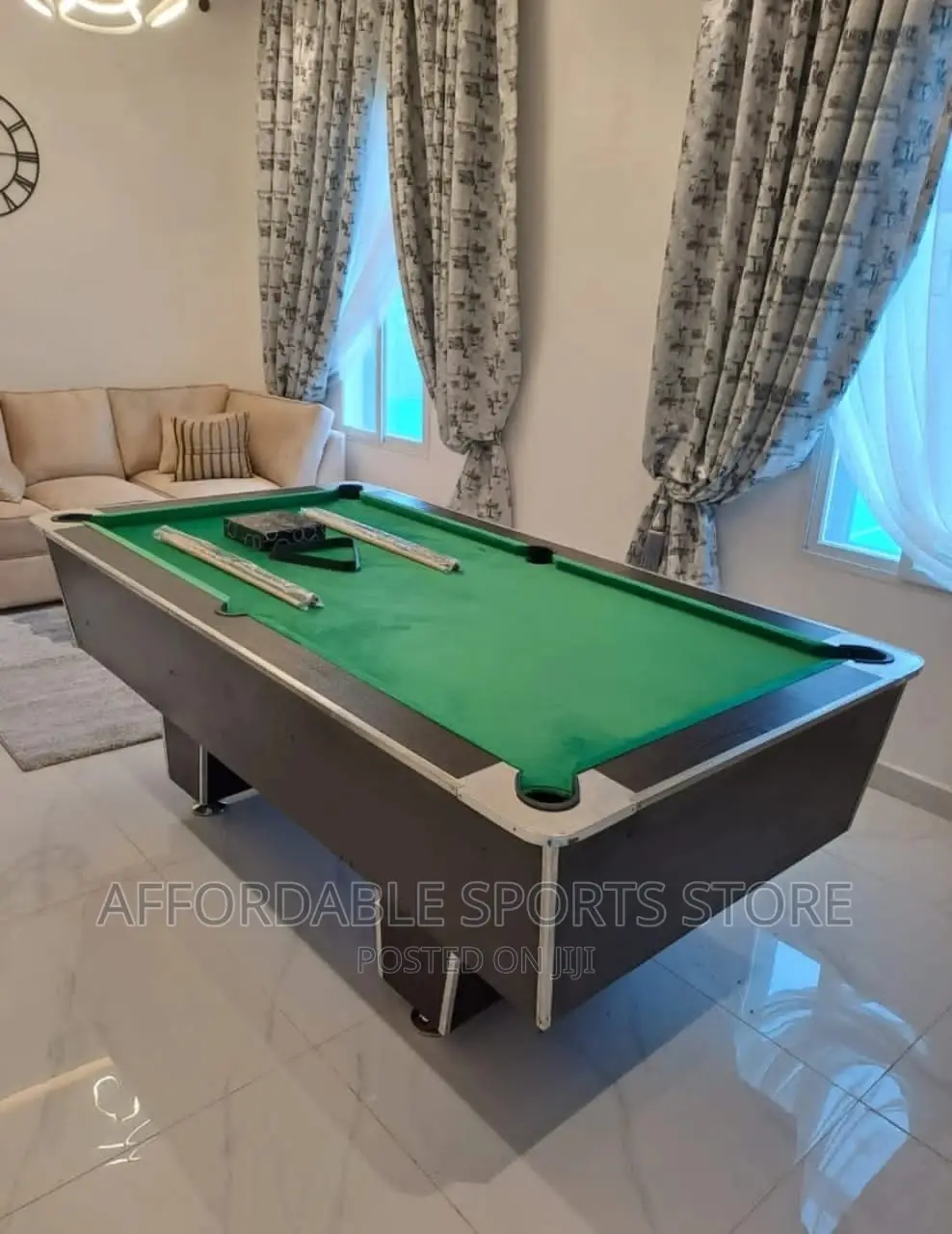 7ft Nigerian Made Standard Size Snooker Pool Table