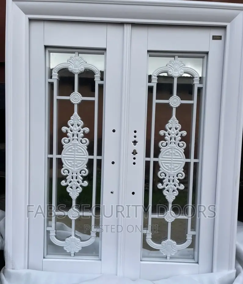 5ft White Copper Doors