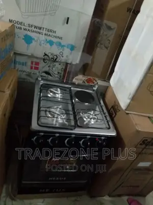 Quality 3 Gas Burner+1 Electric(Nx-5055) Gas Cooker