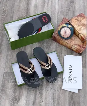 Gucci Leather Slipers