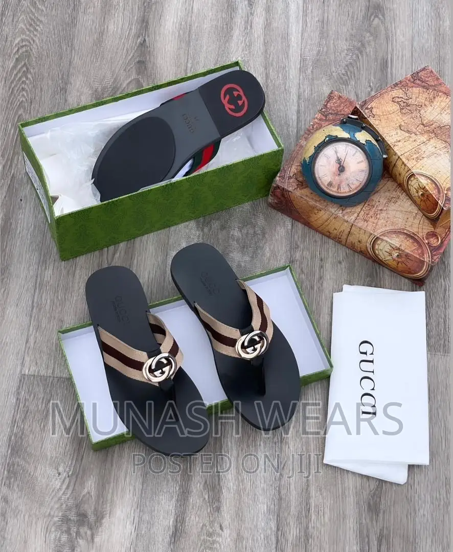 Gucci Leather Slipers
