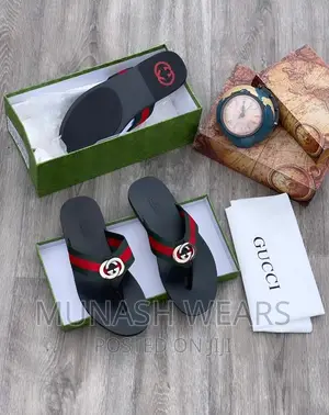 Gucci Leather Slipers