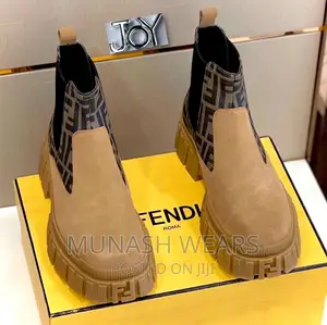 Luxury Original Leather Fendi Boot