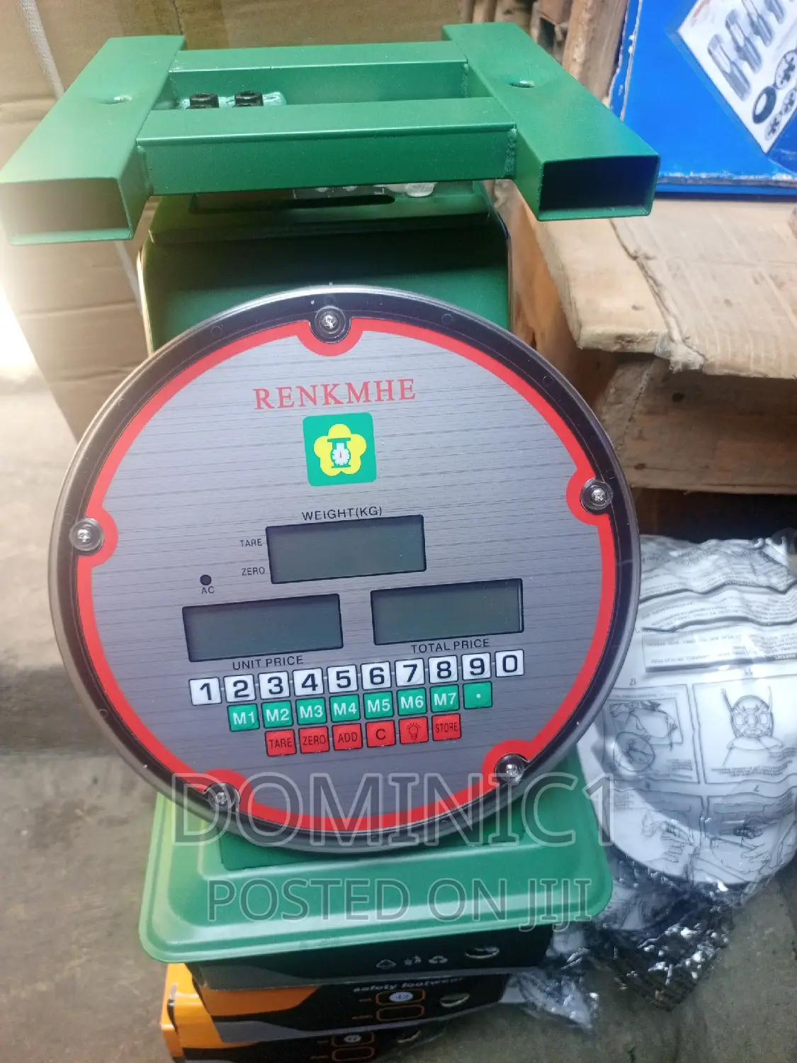 Electric Digital Heavy Duty Black Table Scale