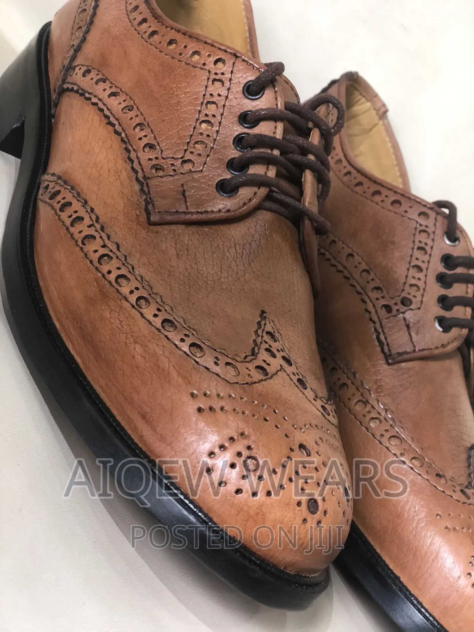 Leather Brouges Shoes