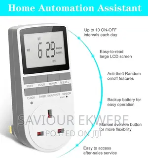 Smart Home 12/24 Hours - Weekly Timer