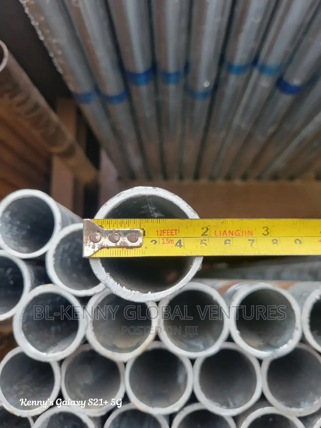 1 and 1⁄2 by 3mm Galvanize Pipe ( 1 and Half )