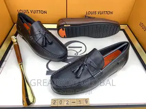 Luxury Louis Vuitton Quality Shoes Black