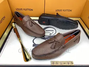 Luxury Louis Vuitton Quality Shoes Brown