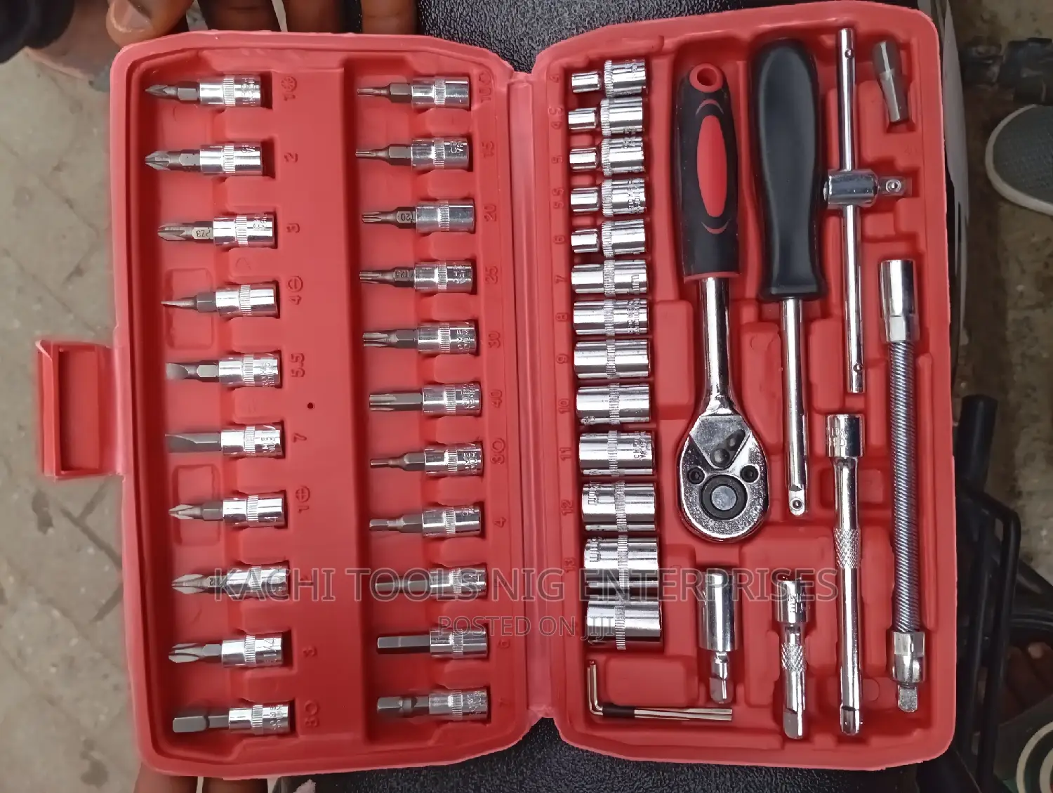 46pes Socket, Screwdriver Allen Key Set