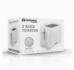 Daewoo White 2 Slice Toaster