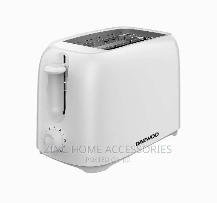 Daewoo White 2 Slice Toaster
