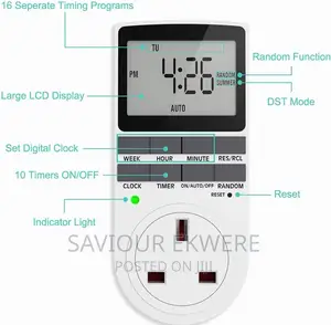 Smart Home 12/24 Hours - Weekly Timer