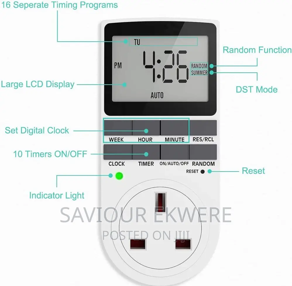 Smart Home 12/24 Hours - Weekly Timer