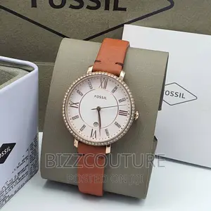Original FOSSIL Brown Leather Watch Available in Store