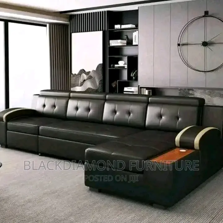 Executive Leather Sofa by Blackdiamondfurniture Interior