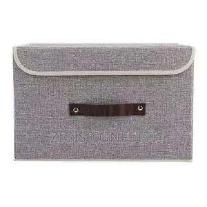 Collapsible Storage Box With Lid