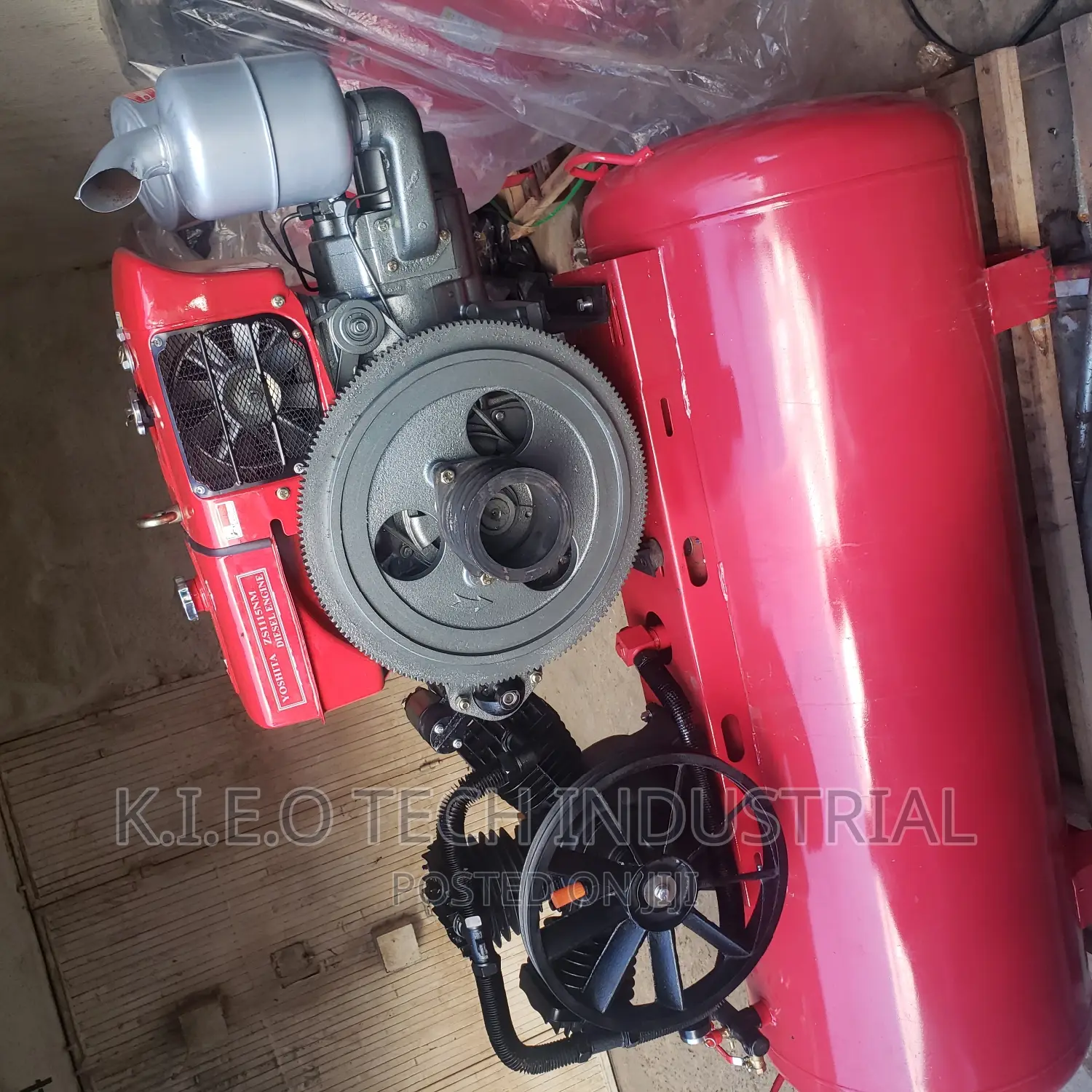 Diesel Engine Air Compressor Machine