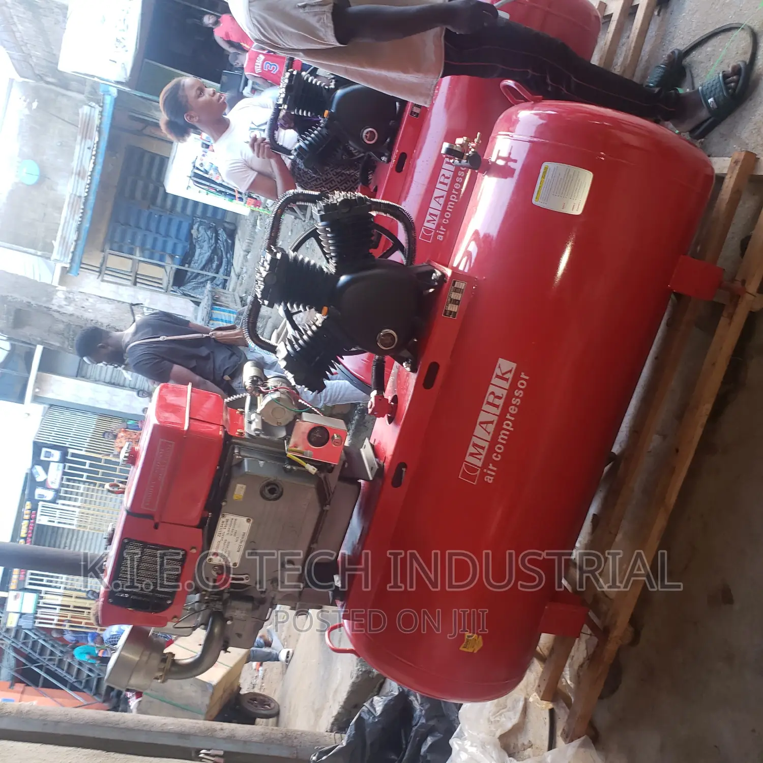 Diesel Engine Air Compressor Machine