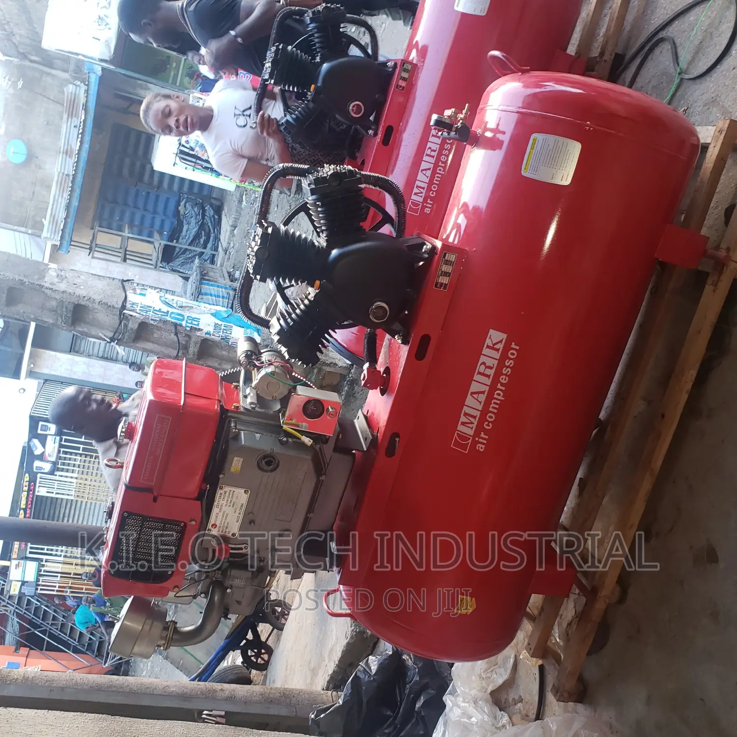 Diesel Engine Air Compressor Machine