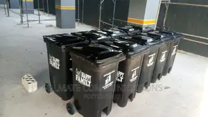 240 Litres Wheelie Waste Dustbin High Quality Rubber Plastic