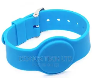 Mifare 13.56mhz Access Control Silicone Wristband Waterproof