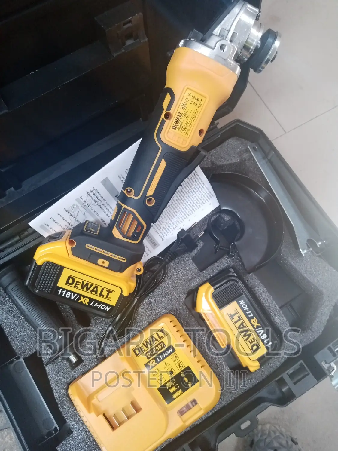 Angle Grinder Cordless Machine (20v)