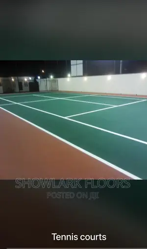 Tartan Tracks Tennis/Basketball Courts Floor