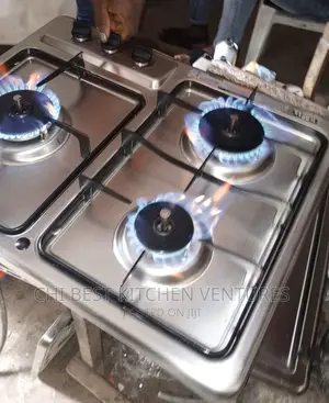 Stainless Gas Cooker 3 Burner Flat