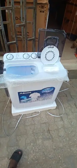 Aeon Washing Machine 7kg Twin Tub With Air Dryer And Waranty