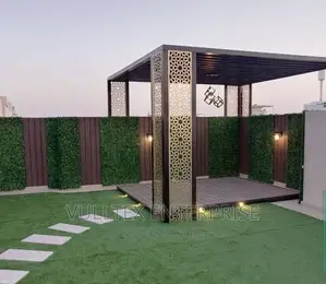 Pergola With Laser Cut Design Legs