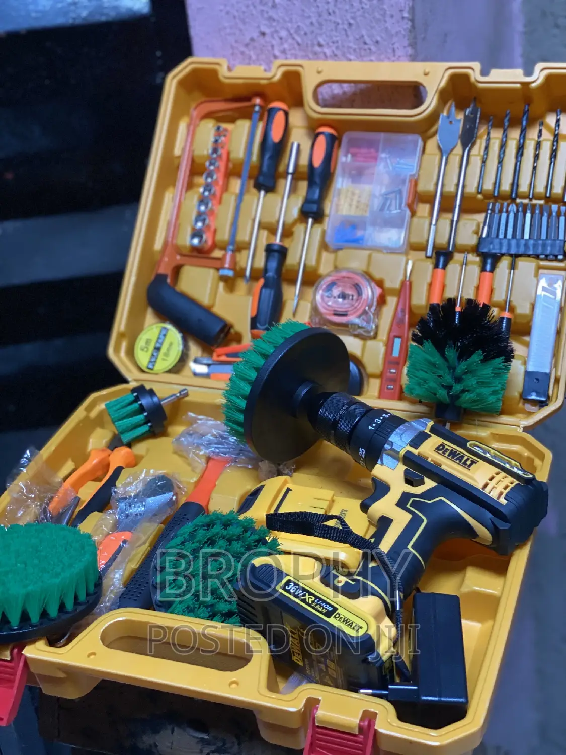 Complete Drill Machine Brush With Tools KIT