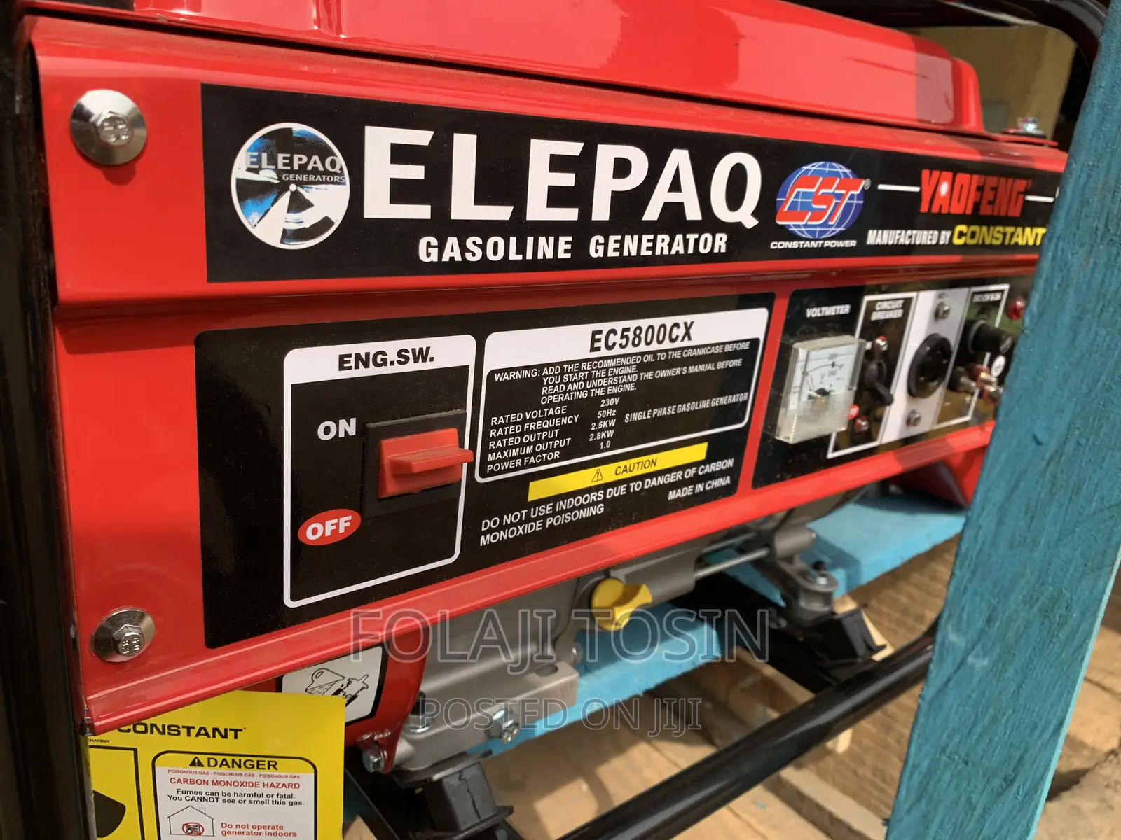 Elepaq Ec5800cx 2.8kva Generator