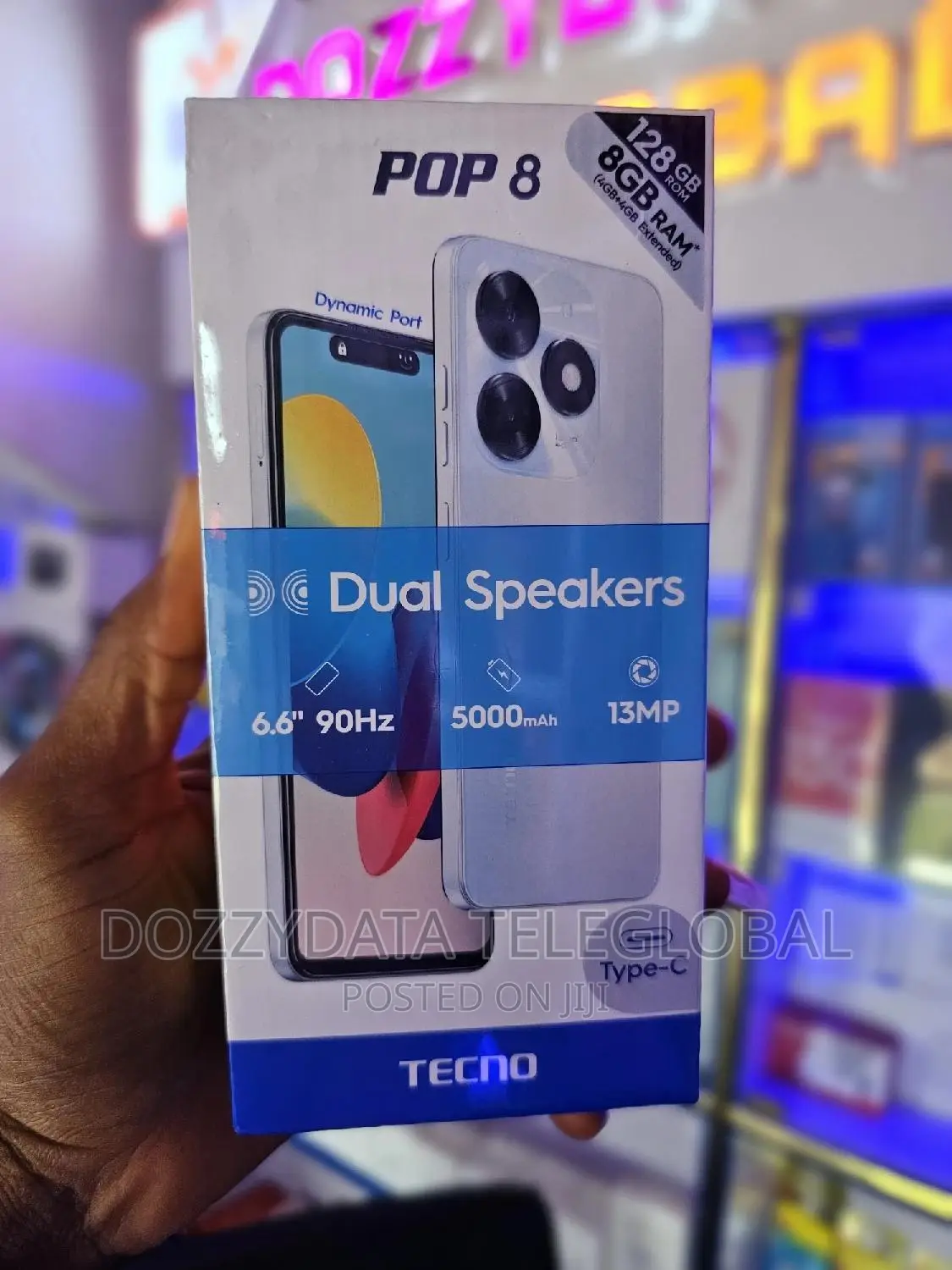 New Tecno Pop 8 128 GB White