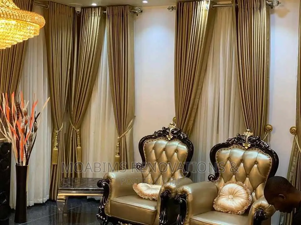High Quality Curtain -Gold Per Yard 3900