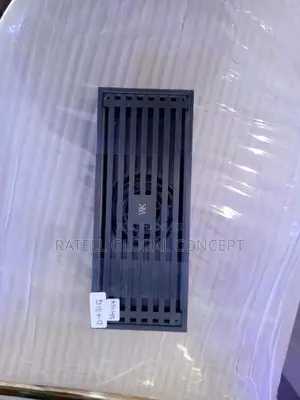20cm Black Iron Floor Drain
