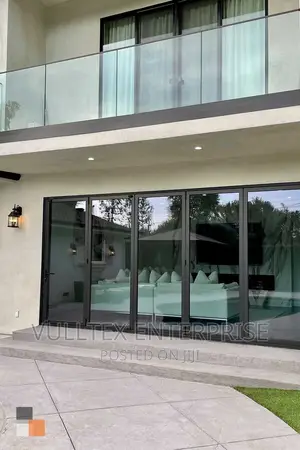 Aluminum Framed Fixed Glass and Sliding Door
