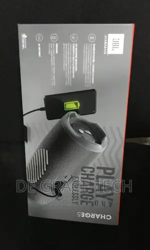 JBL Charge 5 Splash Proof Portable Bluetooth Speaker, Gray