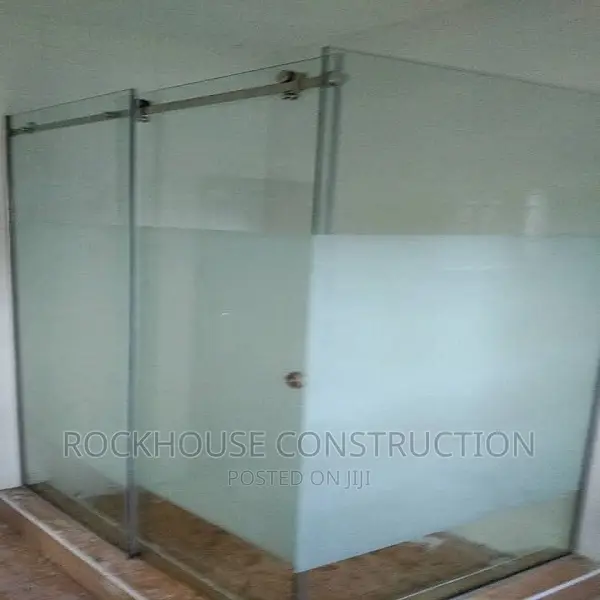 Shower Cubicle With Frosting Tempered Glass