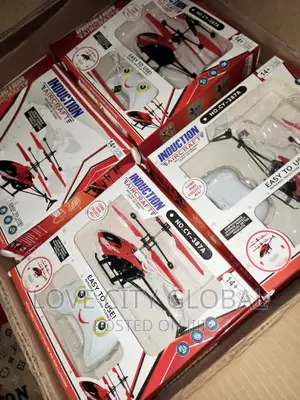 Mini Induction RC Helicopter Toy Sensor Aircraft Kids
