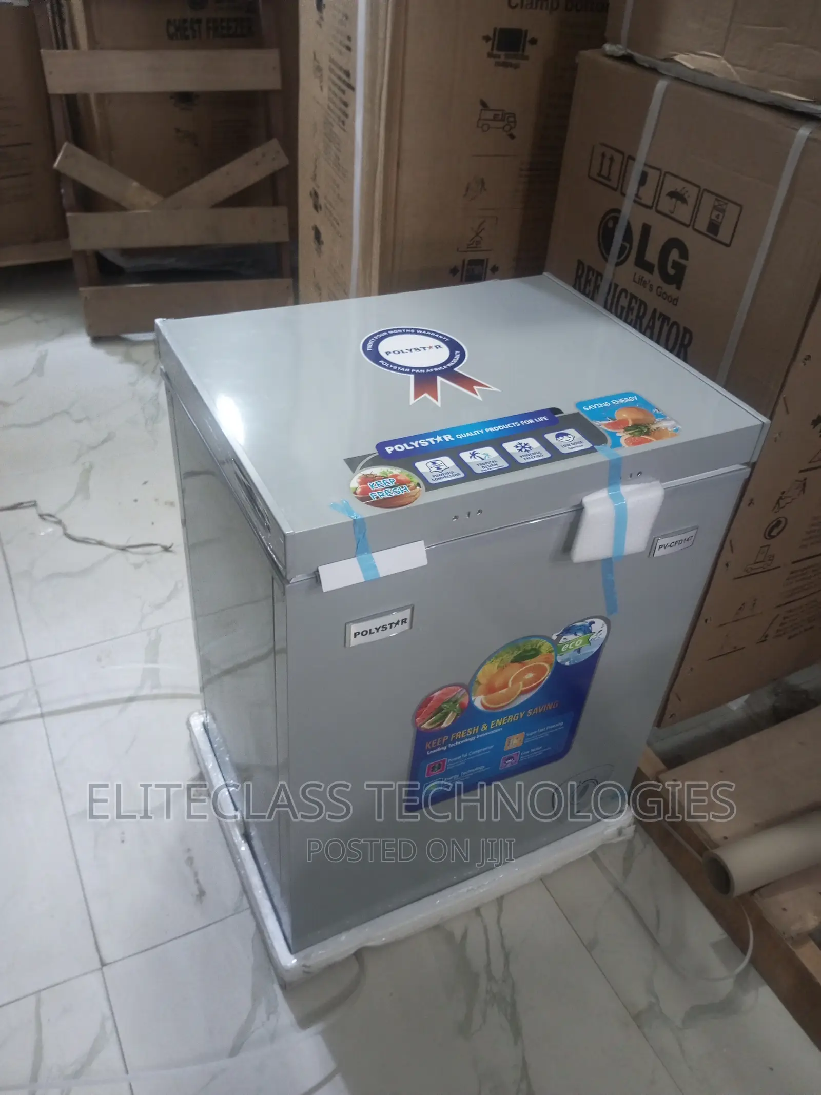 Fast Freezing and Durable Polystar Chest Freezer (PV-CFD147)