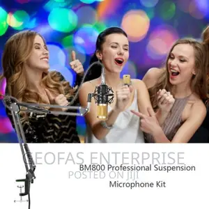 BM800 Professional Suspension Microphone Kit Studio Live