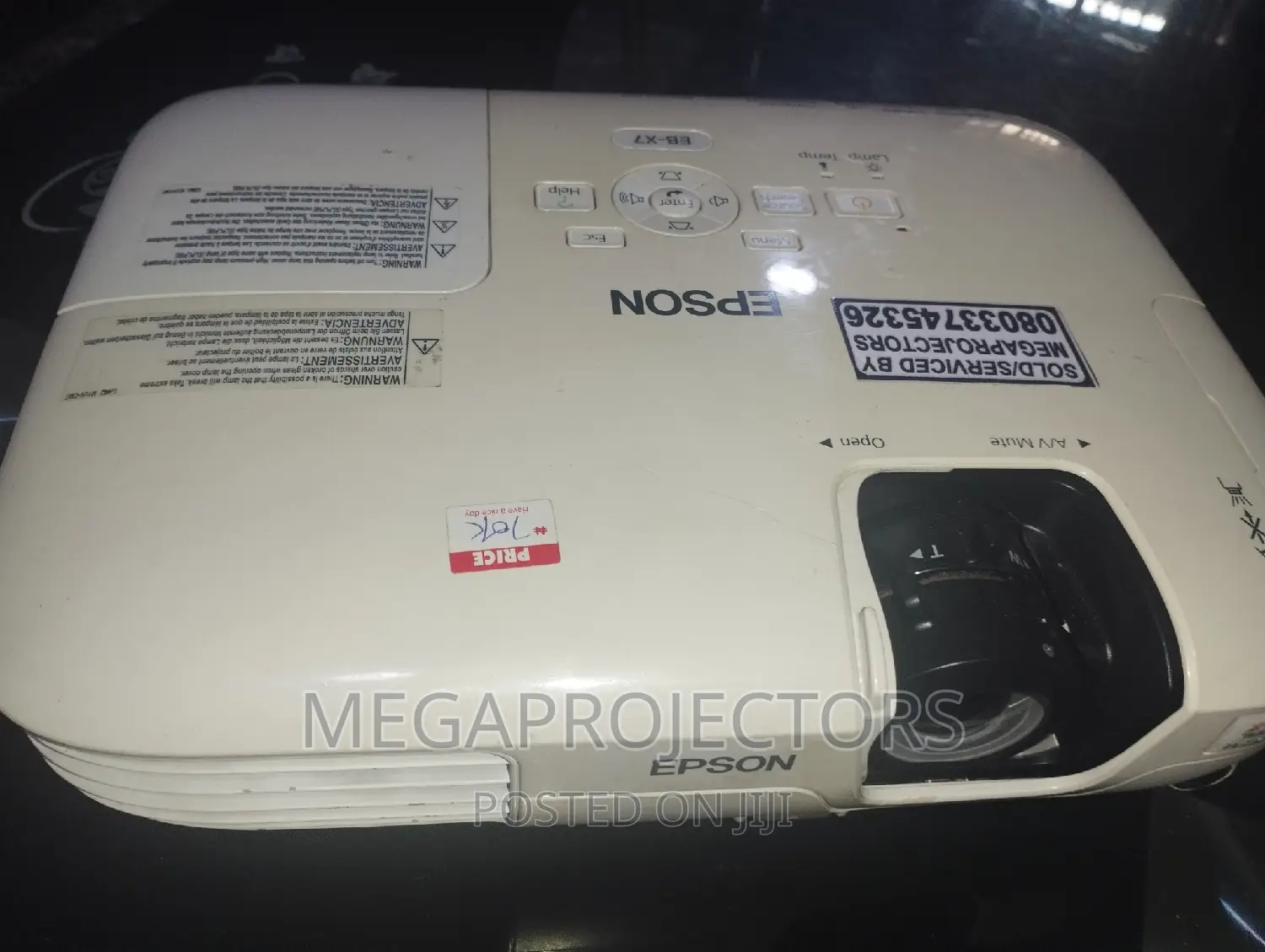 Epson Projector Eb-X11 With Screen