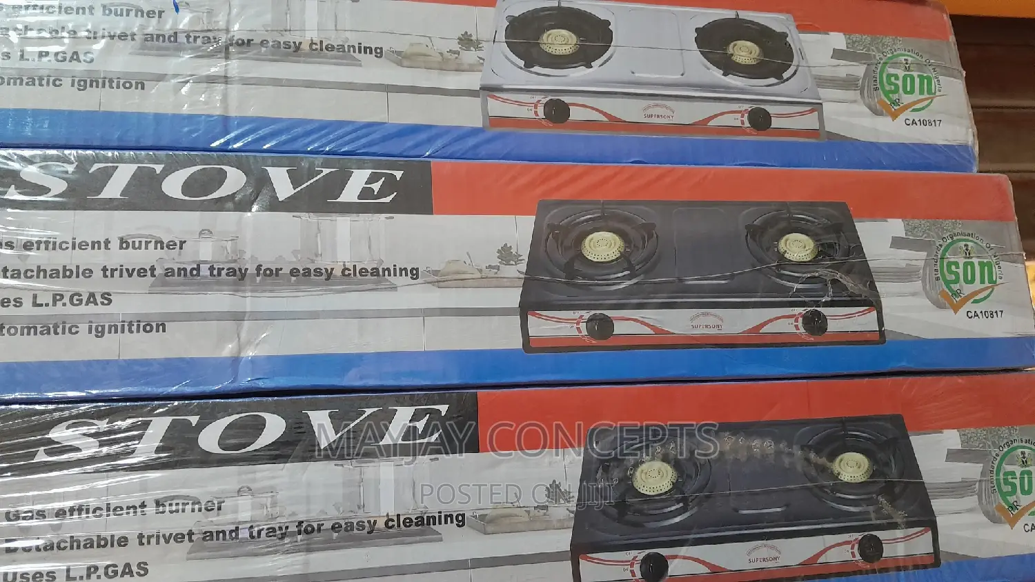 Super SONY Double Gas Cooker/Stove in Ibadan Kitchen Appliances, Mayjay Concepts Home