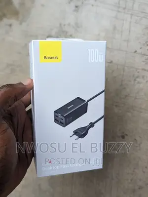 Photo - Baseus 100W PD Gan3 Fast Wall Charger Block, 4-Ports