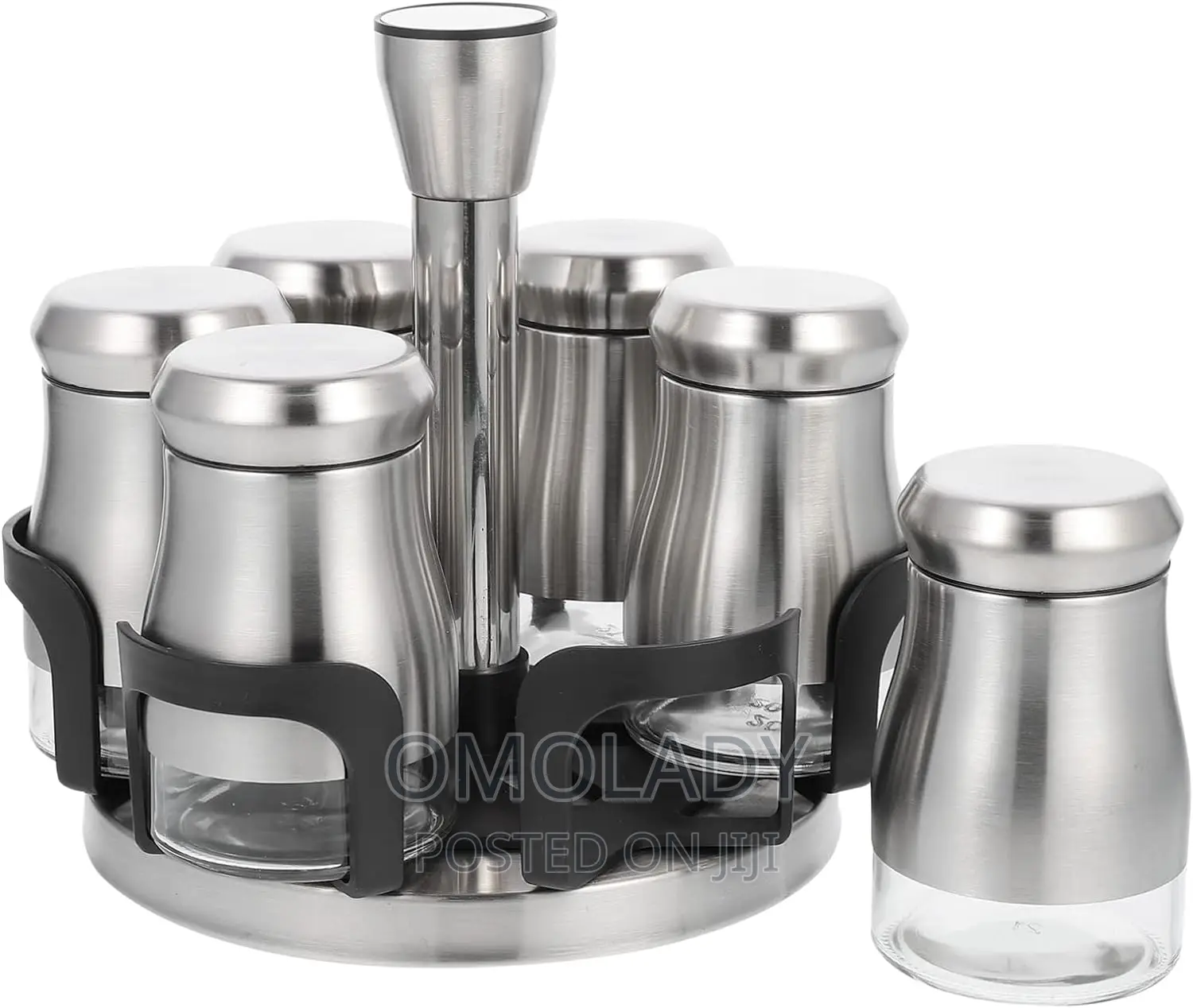 Convenient Rotating Spice Bottle - 6pcs