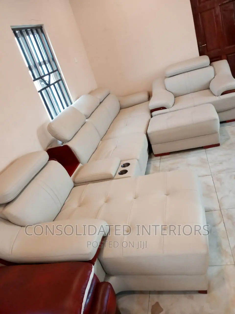Executive Leather Sofa Set (By 7)